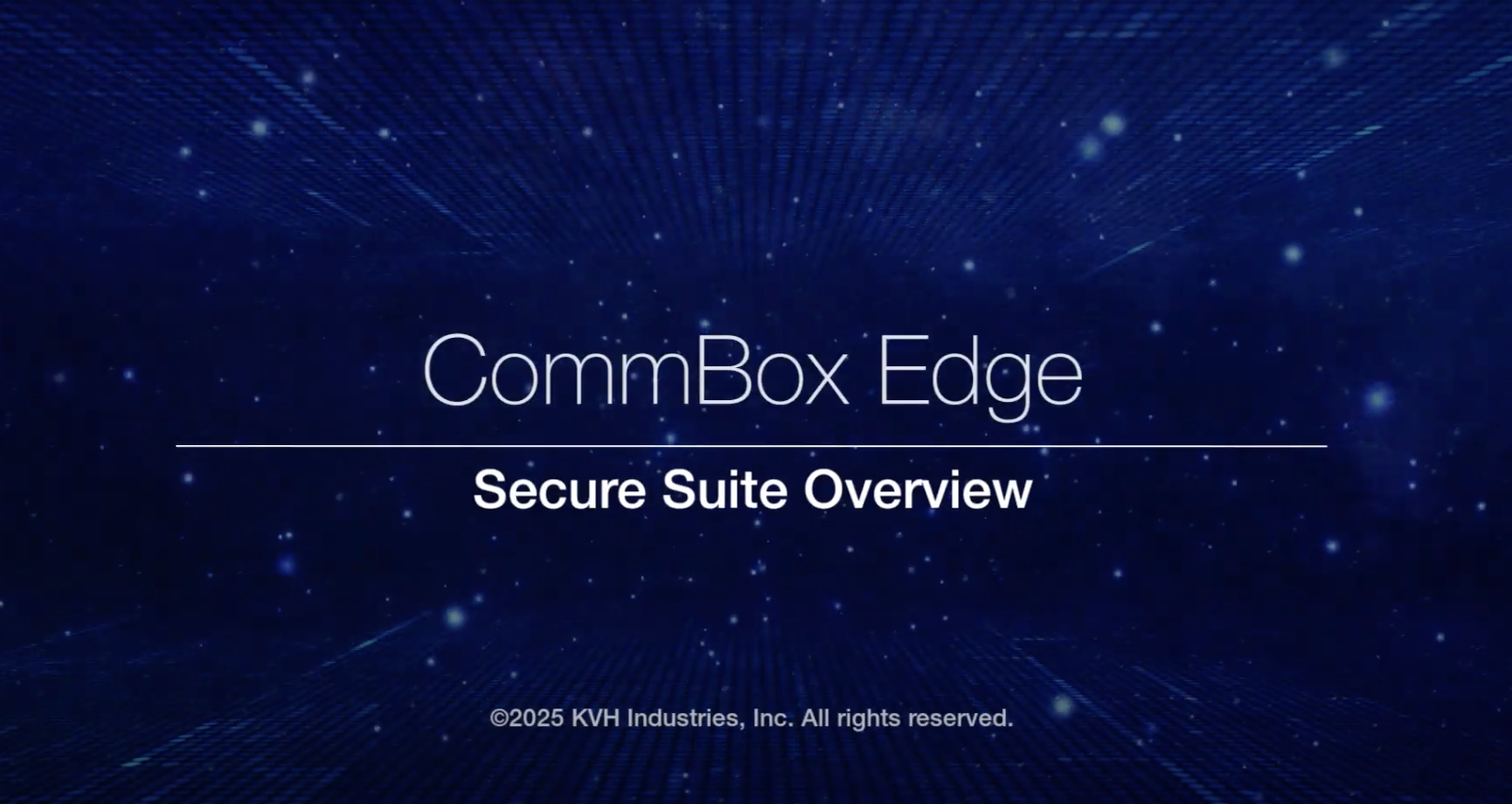 CommBox Edge Secure Suite Overview slide