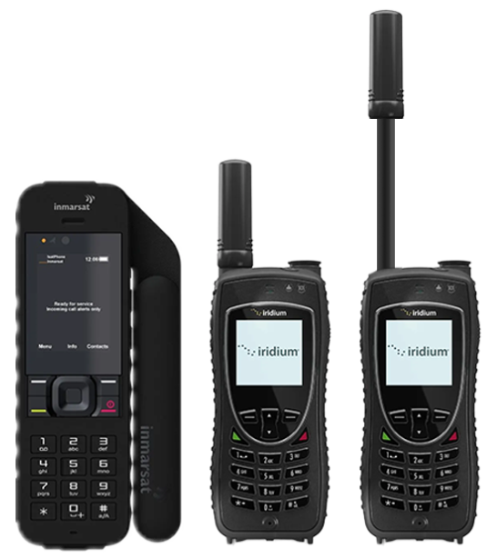 IRIDIUM and Inmarsat Phones